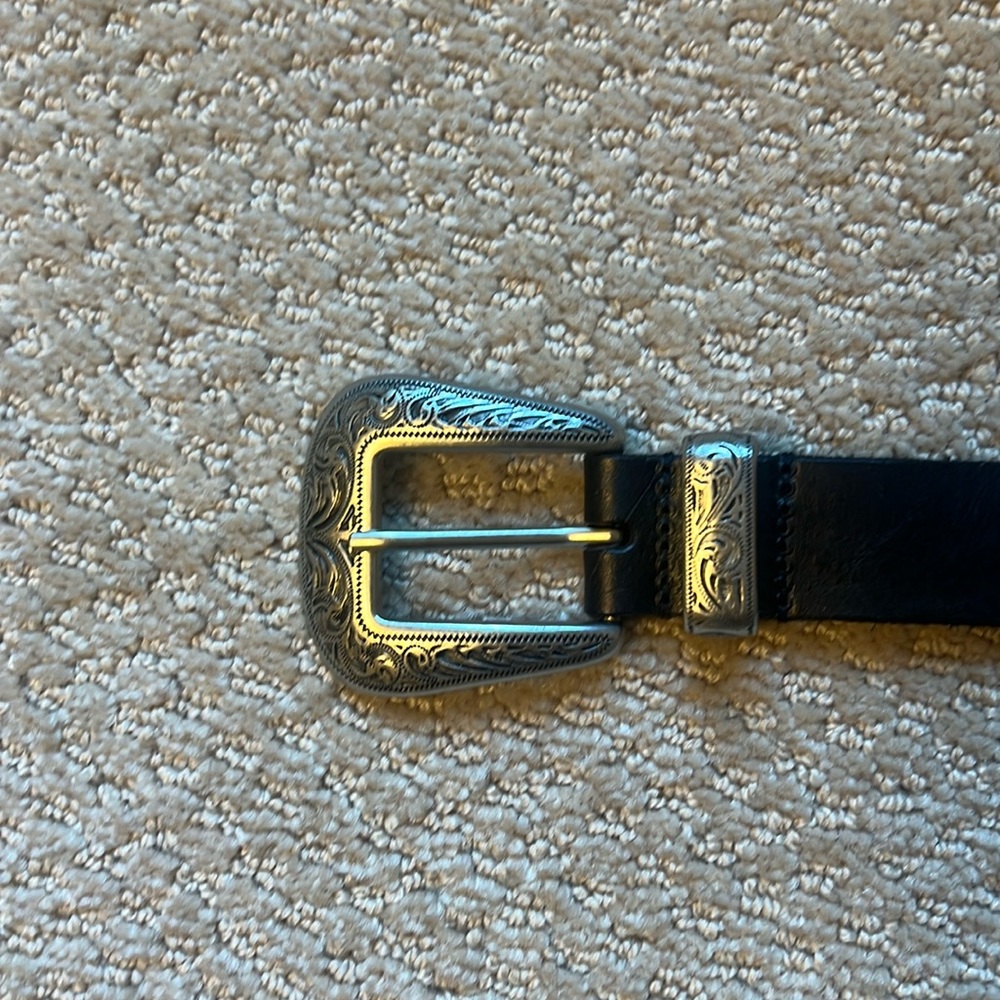 Black leather belt from urban outfitters